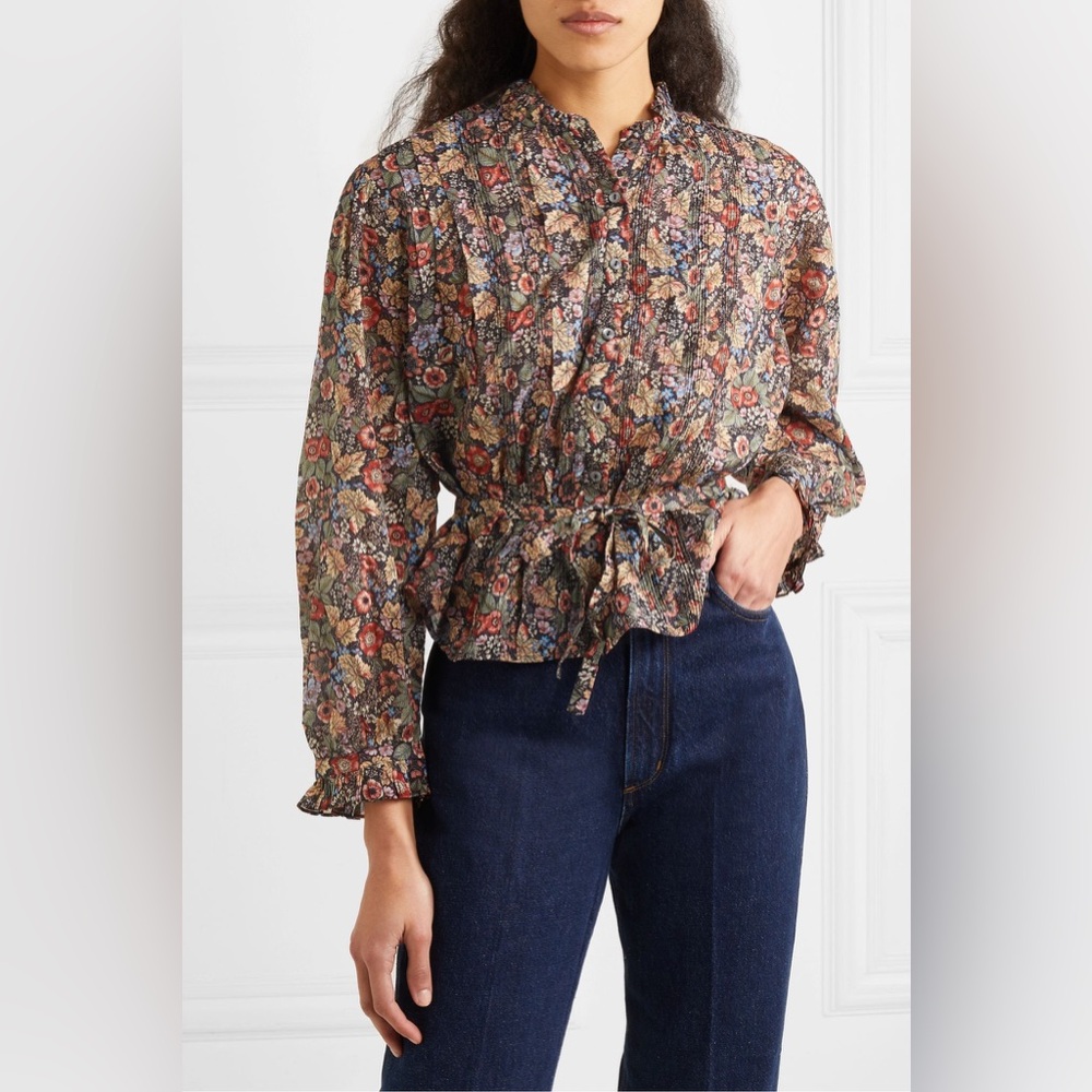 Doen Cezanne Blouse - Wildberry Thicket - Medium